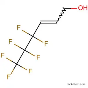 Molecular Structure of 679-03-8 (4,4,5,5,6,6,6-HEPTAFLUOROHEX-2-EN-1-OL)