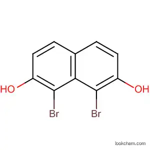 Molecular Structure of 102153-56-0 (1,8-dibroMonaphthalene-2,7-diol)