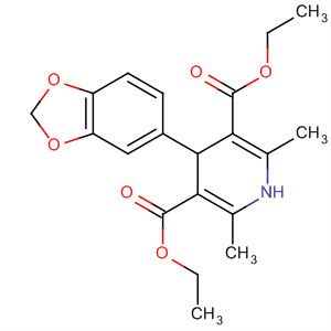3,5-PYRIDINEDICARBOXYLIC ACID, 4-(1,3-BENZODIOXOL-5-YL)-1,4-DIHYDRO-2,6-DIMETHYL-, DIETHYL ESTER