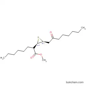 Thiiraneoctanoic acid, 3-(2-oxooctyl)-, methyl ester, (2R,3S)-rel-