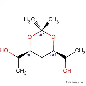 Molecular Structure of 146367-49-9 (1,3-Dioxane-4,6-diethanol, 2,2-dimethyl-, cis-)