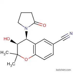 (3S,4S)-2,2-Dimethyl-3β-hydroxy-4β-(2-oxopyrrolizino)-3,4-dihydro-6-cyano-2H-1-benzopyran