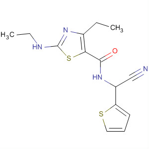 5-Thiazolecarboxamide,
N-(cyano-2-thienylmethyl)-4-ethyl-2-(ethylamino)-