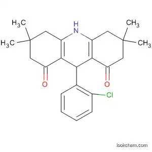 Molecular Structure of 162784-87-4 (9-(2-chlorophenyl)-3,3,6,6-tetramethyl-3,4,6,7,9,10-hexahydro-1,8(2H,5H)-acridinedione)