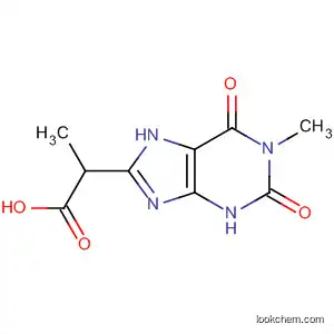 Molecular Structure of 169234-55-3 (1H-Purine-8-propanoic acid, 2,3,6,7-tetrahydro-1-methyl-2,6-dioxo-)