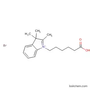 Molecular Structure of 171429-43-9 (6-(2,3,3-TRIMETHYLINDOL-1-YL)-HEXANOIC ACID BROMIDE)