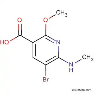 5-Bromo-2-methoxy-6-(methylamino)nicotinic acid