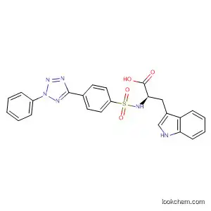 Molecular Structure of 193809-84-6 (N-[4-(2-Phenyl-2H-tetrazol-5-yl)phenylsulfonyl]-D-tryptophan)