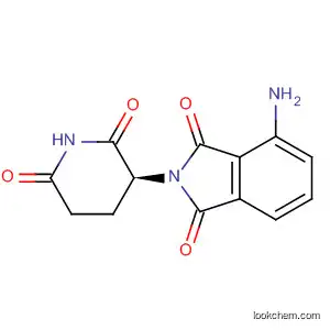 Molecular Structure of 202271-89-4 ((-)-4-Amino-2-[2,6-dioxopiperidin-3(S)-yl]-1,2-dihydroisoindole-1,3-dione)