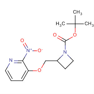 1-AZETIDINECARBOXYLIC ACID, 2-[[[2-NITRO-3-PYRIDINYL]OXY]METHYL]-, 1,1-DIMETHYLETHYL ESTER, (2S)-