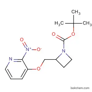 Molecular Structure of 209530-92-7 (1-AZETIDINECARBOXYLIC ACID, 2-[[[2-NITRO-3-PYRIDINYL]OXY]METHYL]-, 1,1-DIMETHYLETHYL ESTER, (2S)-)