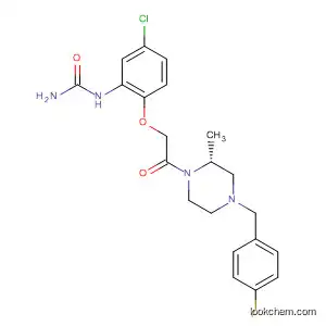 Urea, N-[5-chloro-2-[2-[(2R)-4-[(4-fluorophenyl)Methyl]-2-Methyl-1-piperazinyl]-2-oxoethoxy]phenyl]-