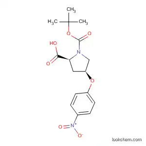 Molecular Structure of 218943-94-3 (1,2-Pyrrolidinedicarboxylic acid, 4-(4-nitrophenoxy)-,
1-(1,1-dimethylethyl) ester, (2S,4S)-)