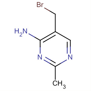 4-Pyrimidinamine, 5-(bromomethyl)-2-methyl- (9CI)
