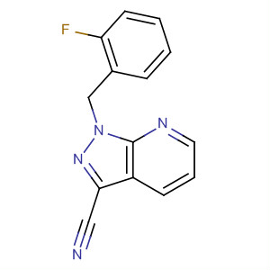 1H-Pyrazolo[3,4-b]pyridine-3-carbonitrile,1-[(2-fluorophenyl)methyl]-