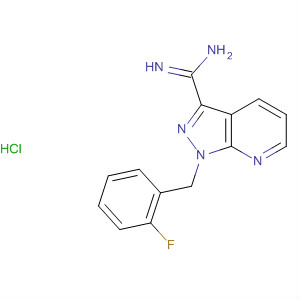 1-[(2-FLUOROPHENYL)METHYL]-1H-PYRAZOLO[3,4-B]PYRIDINE-3-CARBOXIMIDAMIDE ONOHYDROCHLORIDE
