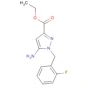 5-Amino-1-[(2-fluorophenyl)methyl]-1h-pyrazole-3-carboxylicacidethylester