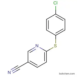 Molecular Structure of 259683-22-2 (6-[(4-CHLOROPHENYL)THIO]NICOTINONITRILE)