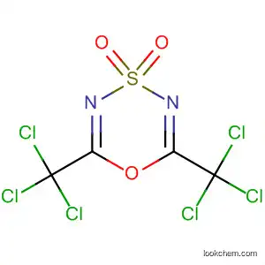 Molecular Structure of 26268-55-3 (1,4,3,5-Oxathiadiazine, 2,6-bis(trichloromethyl)-, 4,4-dioxide)