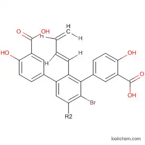 1-브로모-2,5-비스(3-카르복시-4-하이드록시스티릴)벤젠