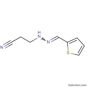 Molecular Structure of 30152-45-5 (Propanenitrile, 3-[(2-thienylmethylene)hydrazino]-)