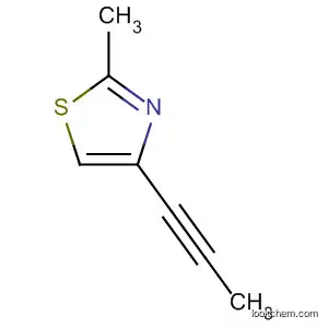 Thiazole, 2-methyl-4-(1-propynyl)- (9CI)