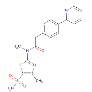 Pritelivir(BAY57-1293);AIC316;Benzeneacetamide,N-[5-(aminosulfonyl)-4-methyl-2-thiazolyl]-N-methyl-4-(2-pyridinyl)-