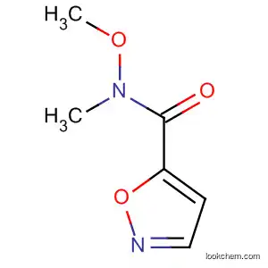 Molecular Structure of 357405-29-9 (5-Isoxazolecarboxamide,N-methoxy-N-methyl-(9CI))