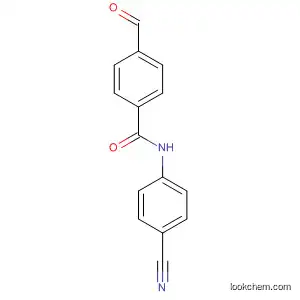 Molecular Structure of 364082-35-9 (Benzamide, N-(4-cyanophenyl)-4-formyl- (9CI))