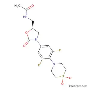 N-(((5S)-3-(4-(1,1-Dioxido-4-thiomorpholinyl)-3,5-difluorophenyl)-2-oxo-5-oxazolidinyl)methyl)acetamide