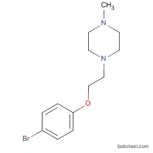 Molecular Structure of 401502-08-7 (1-[2-(4-BROMOPHENOXY)ETHYL]-4-METHYLPIPERAZINE)