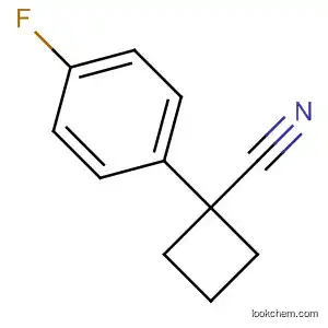 Molecular Structure of 405090-30-4 (1-(4-FLUOROPHENYL)CYCLOBUTANECARBONITRILE)