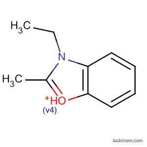 Molecular Structure of 42846-14-0 (2-Methyl-3-ethylbenzoxazole-3-ium)