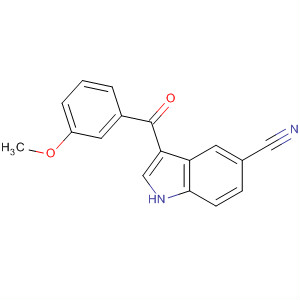 1H-Indole-5-carbonitrile, 3-(3-methoxybenzoyl)-
