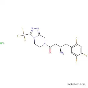 Molecular Structure of 486459-71-6 (Sitagliptin monohydrochloride)
