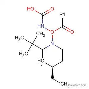 Molecular Structure of 488728-05-8 (Carbamic acid, [(3S,4R)-4-ethyl-3-piperidinyl]-, 1,1-dimethylethyl ester (9CI))