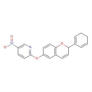 Pyridine, 2-[(3,4-dihydro-2-phenyl-2H-1-benzopyran-6-yl)oxy]-5-nitro-