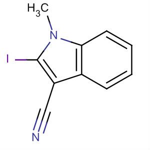 1H-Indole-3-carbonitrile, 2-iodo-1-methyl-                                                                                                                                                              