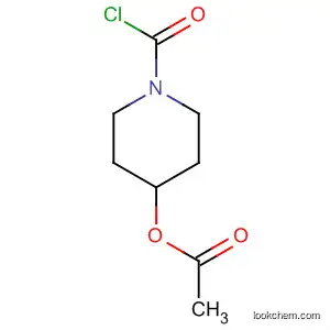 1-Piperidinecarbonyl chloride, 4-(acetyloxy)-