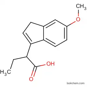 Molecular Structure of 496060-59-4 (1H-Indene-3-acetic acid, a-ethyl-6-methoxy-)