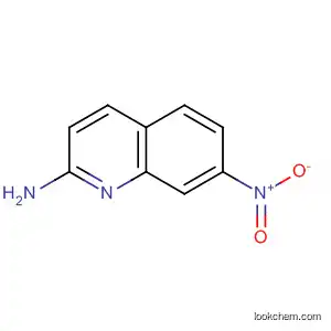Molecular Structure of 49609-04-3 (7-Nitroquinolin-2-amine)