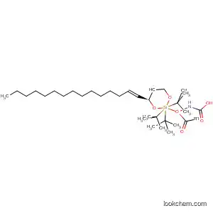 Carbamic acid,
[(4R,5S)-2,2-bis(1,1-dimethylethyl)-4-(1E)-1-pentadecenyl-1,3-dioxa-2-
silacyclohex-5-yl]-, 1,1-dimethylethyl ester