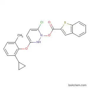 Benzo[b]thiophene-2-carboxylic acid,
6-chloro-3-(2-cyclopropyl-6-methylphenoxy)-4-pyridazinyl ester