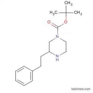 Molecular Structure of 500129-54-4 (tert-Butyl 3-phenethylpiperazine-1-carboxylate)