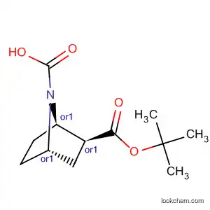 Molecular Structure of 500556-91-2 ((1R,2S,4S)-7-Azabicyclo[2.2.1]heptane-2,7-dicarboxylic acid 7-tert-butyl ester)