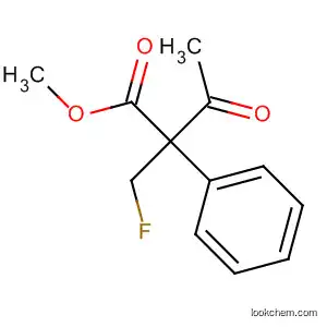 Molecular Structure of 577775-49-6 (Benzenepropanoic acid, a-acetyl-3-fluoro-, methyl ester)