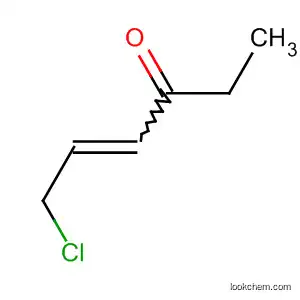 Molecular Structure of 61170-82-9 (4-Hexen-3-one, 6-chloro-)