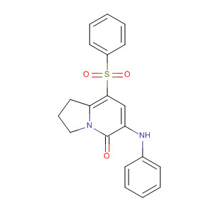 8-BENZENESULFONYL-6-PHENYLAMINO-2,3-DIHYDRO-1H-INDOLIZIN-5-ONE