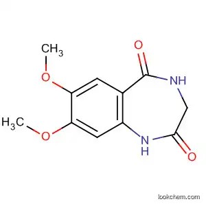 Molecular Structure of 61471-51-0 (1H-1,4-Benzodiazepine-2,5-dione, 3,4-dihydro-7,8-dimethoxy-)