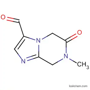 Molecular Structure of 623564-54-5 (Imidazo[1,2-a]pyrazine-3-carboxaldehyde, 5,6,7,8-tetrahydro-7-methyl-6-oxo- (9CI))